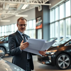 Dealer margin review at a car dealership