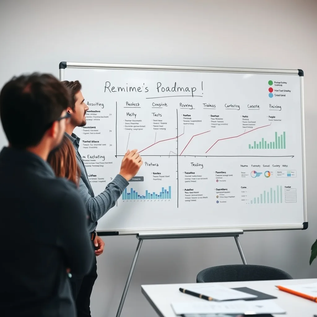 Revenue roadmap business steps